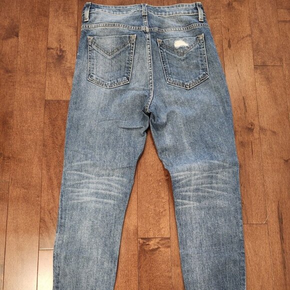 Derek Lam Crosby women's cotton high rise skinny blue jeans in size 27 - Picture 2 of 11